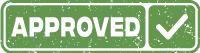 Approved logo